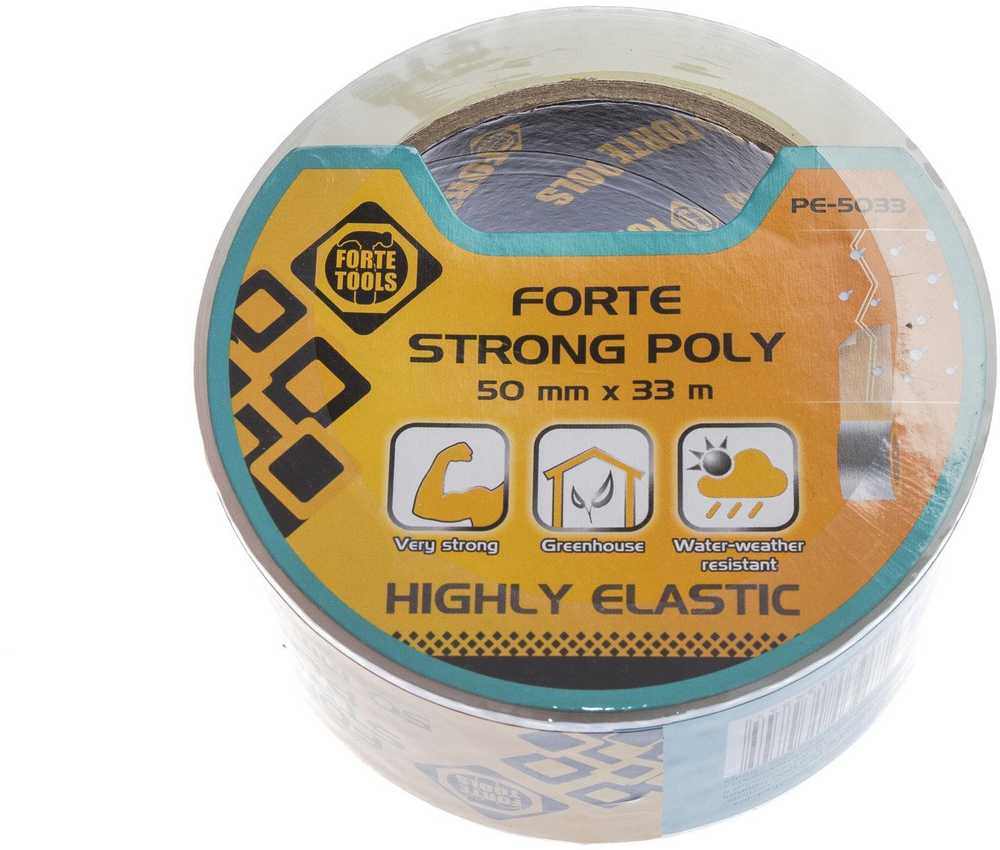 Forte_Tools JUOSTA POLIETILENUI KLIJUOTI „FORTE TOOLS“; 33 m X 50 mm