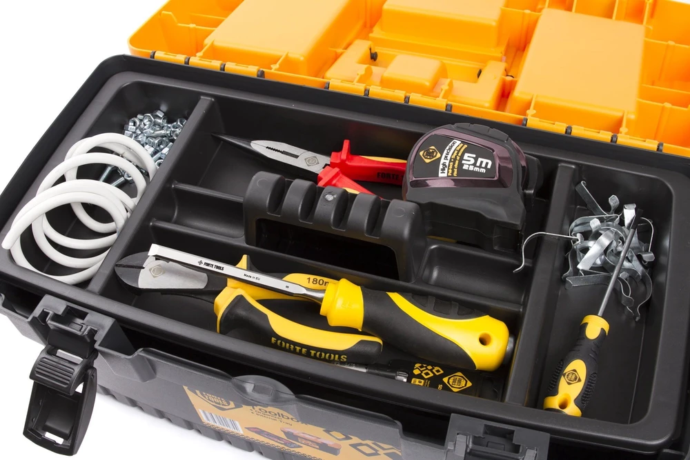 Forte Tools Forte ĮRANKIŲ DĖŽĖ ĮRANKIAI PT-19 48,6X26,7X24,