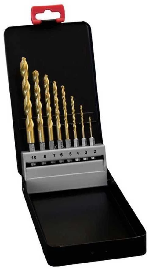 Grąžtas Forte_Tools Metalo grąžtų komplektas Forte Tools, 2-10 mm, 8 vnt