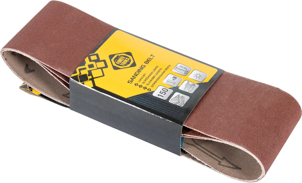 „Forte Tools“ begalinis diržas 75x533 Nr. 150, 3 vnt. pėdos