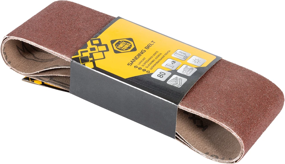 „Forte Tools“ begalinis diržas 75x533 Nr. 80, 3 vnt. pėdos