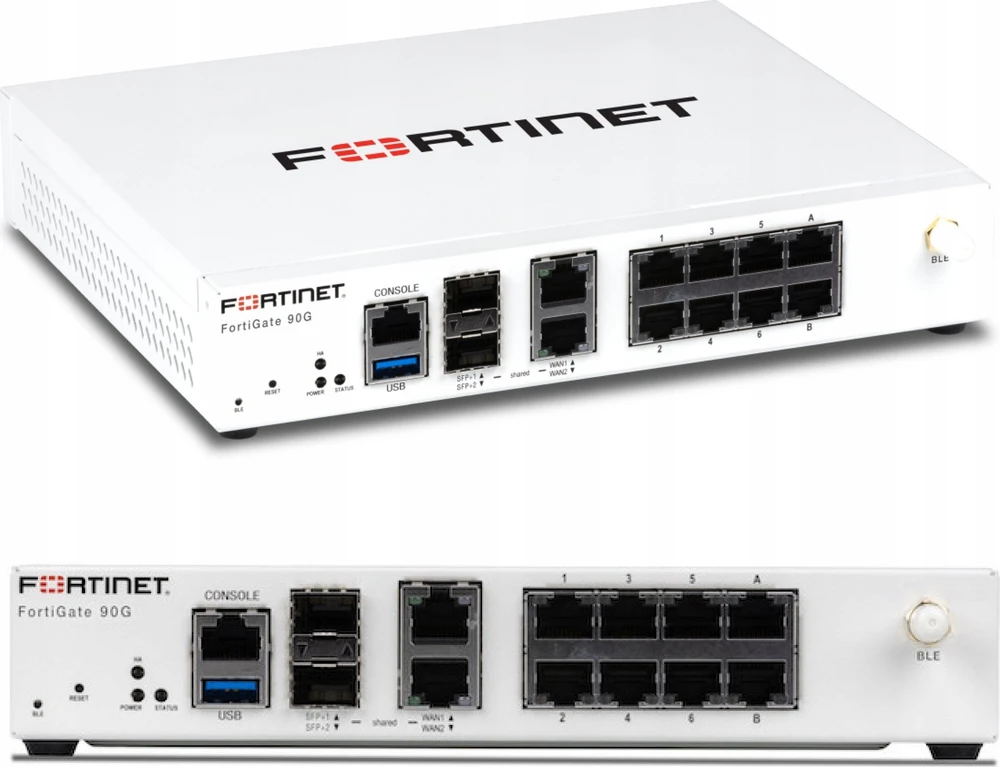 Maršrutizatorius FORTINET FortiGate-90G 8 x GE RJ45 jungtys 2 x 10GE RJ45/SFP+ bendros medijos WAN jungtys