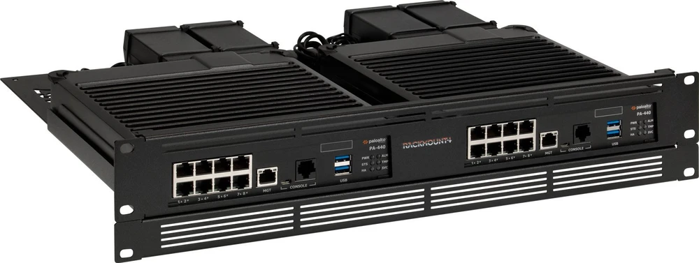 Fortinet Rackmount.IT rinkinys, skirtas Palo Alto PA-440 – PA-450 – PA-460 Duo