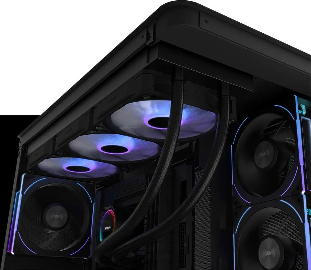 Fortron Midi FSP M580-BP ARGB Juodas