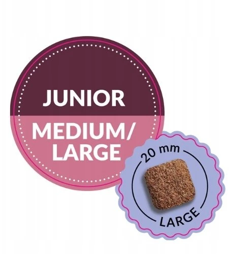 Šunų maistas - ADDVENA Junior Medium/Large jautiena 28.1% Protein Grain-Free 10kg