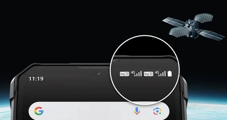 Fossibot „Išmanusis telefonas f106 pro“ juodos spalvos