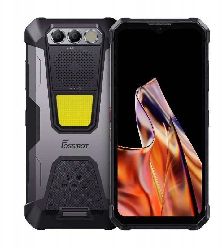 Fossibot „Išmanusis telefonas f106 pro“ juodos spalvos