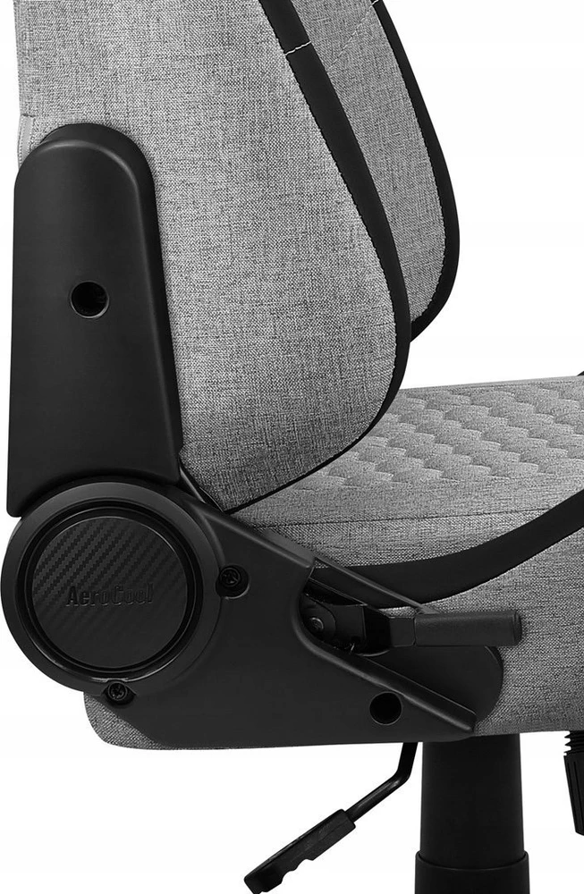 Žaidimų Kėdė - Aerocool Crown AeroWeave Paminkštinta Sėdynė Pilka