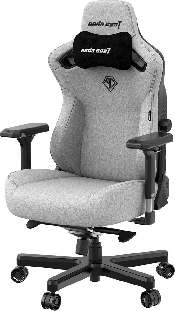Žaidimų kėdė AndaSeat Kaiser 3 XL, Pilka, medžiaginė