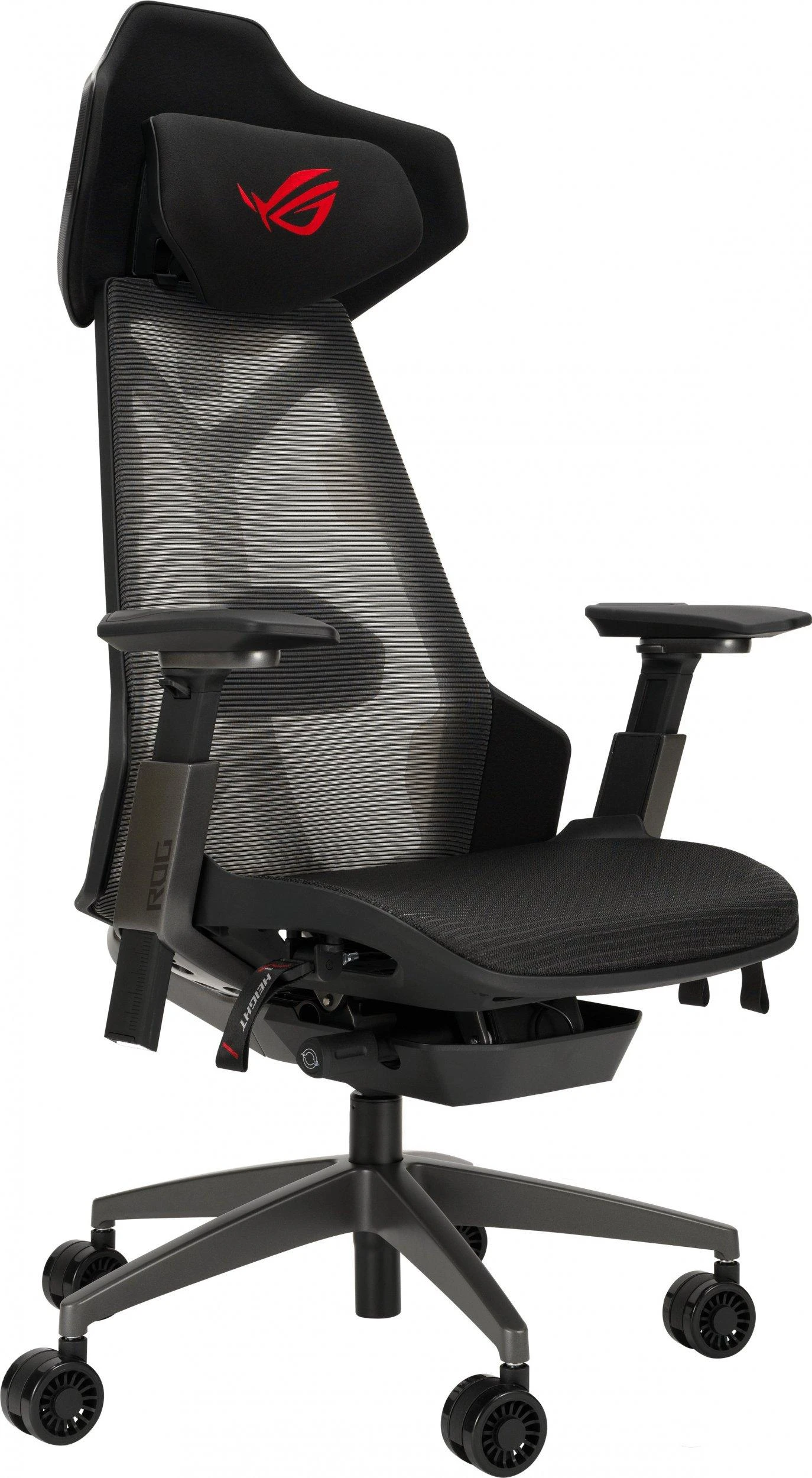 Žaidimų kėdė ASUS ROG Destrier Ergo, Juoda