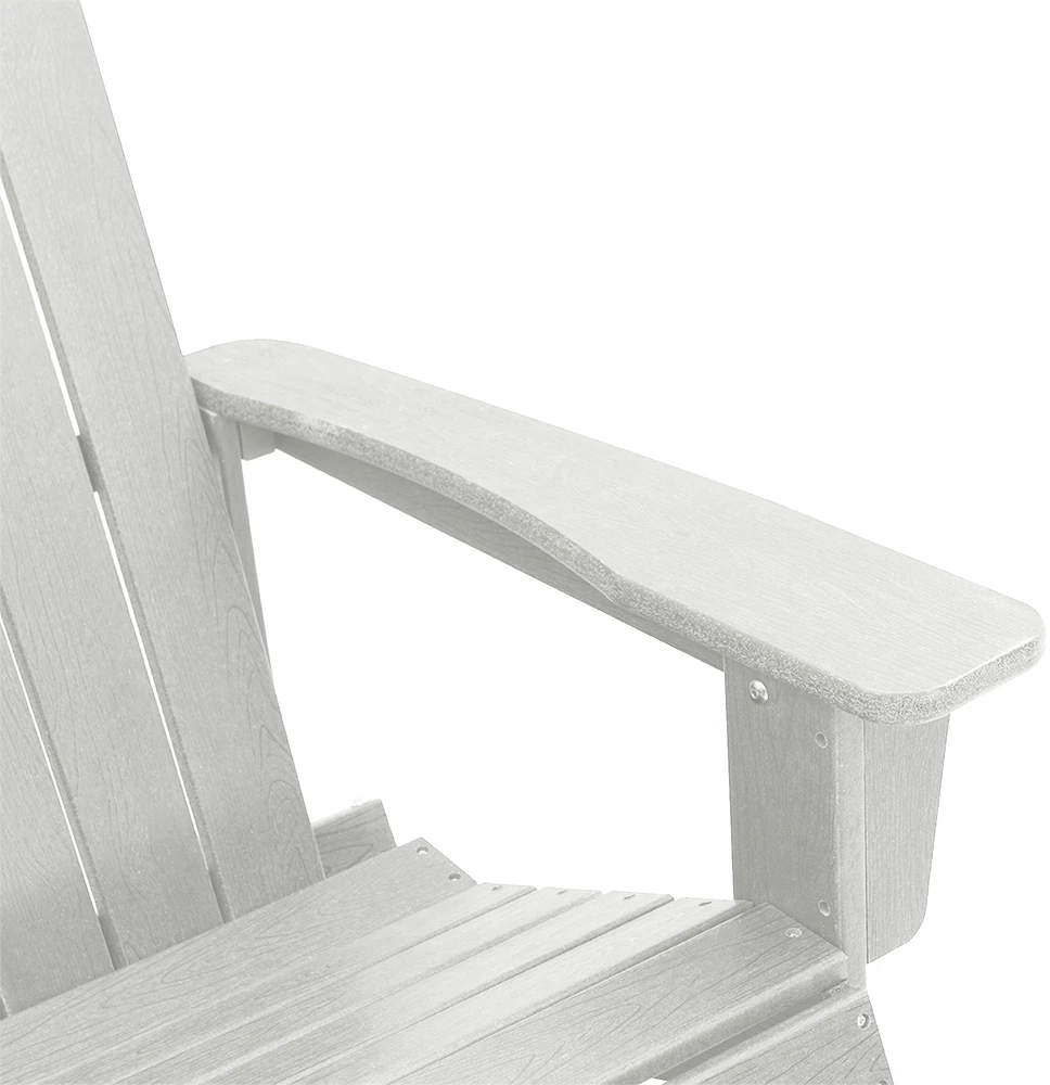 Adirondack supama kėdė Balta HDPE