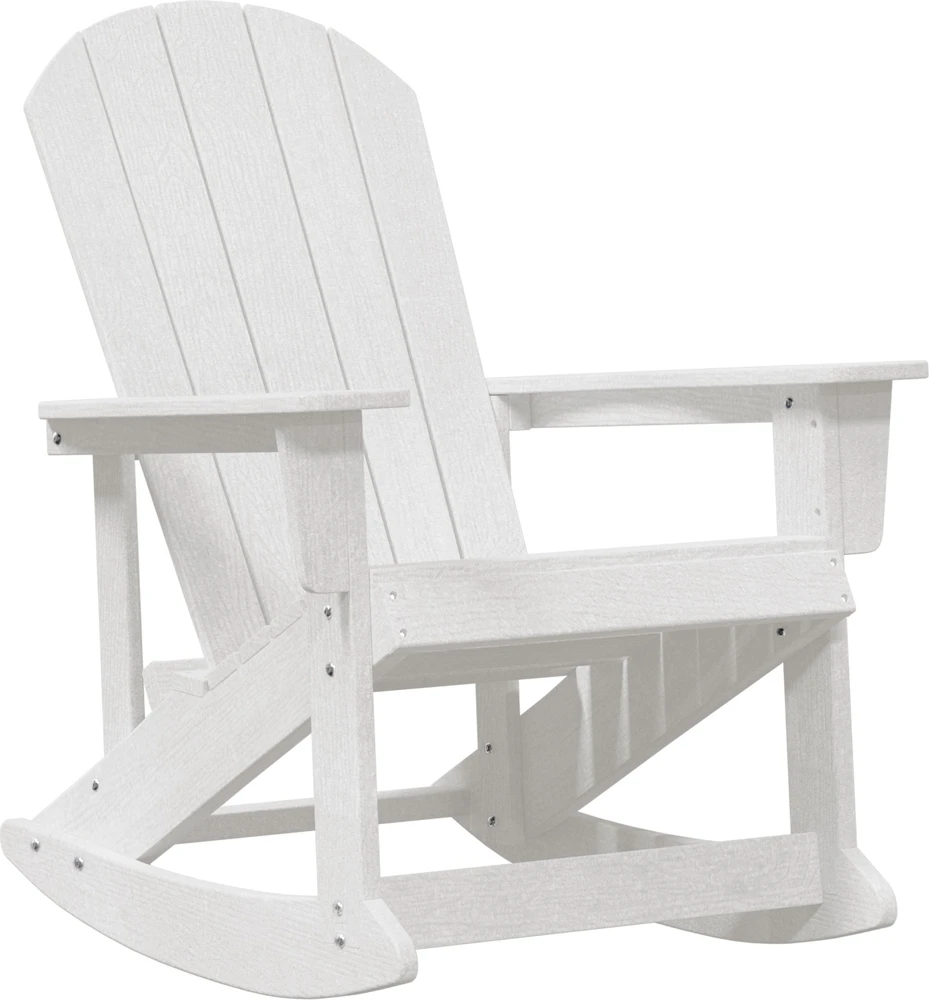 Adirondack supama kėdė Balta HDPE