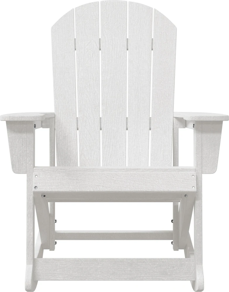 Adirondack supama kėdė Balta HDPE