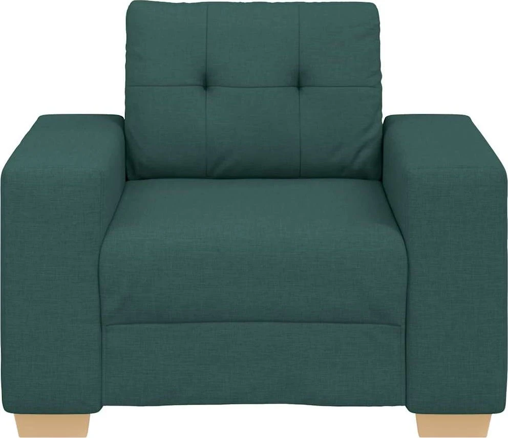 Sofa-kėdė, tamsiai žalia, 100x78x80cm, audinys