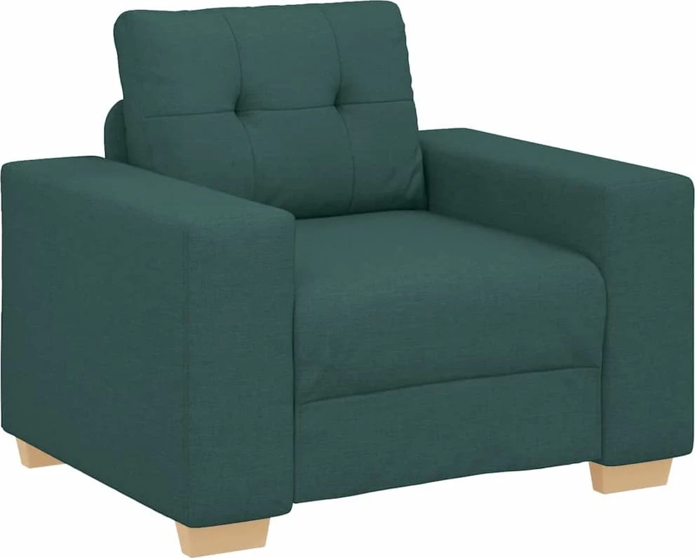 Sofa-kėdė, tamsiai žalia, 100x78x80cm, audinys