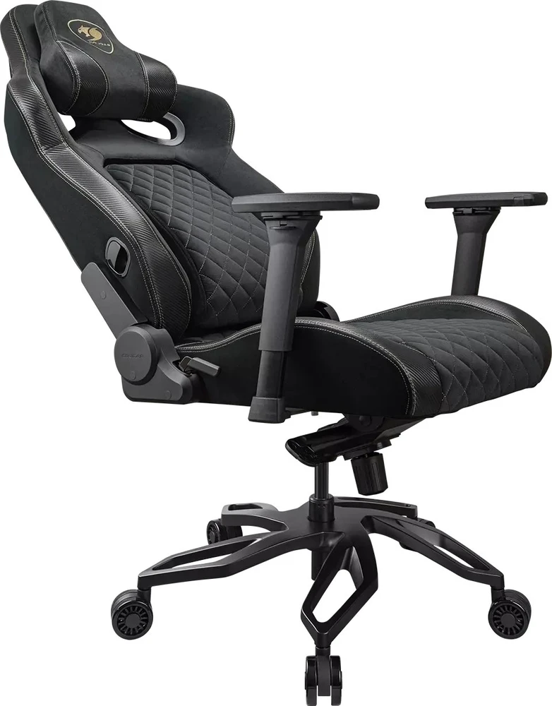 COUGAR CGR-T2F-GLB universali žaidimų kėdė, paminkštinta sėdynė, juoda