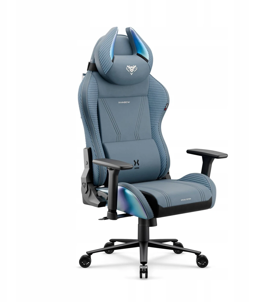 Diablo Chairs Diablo X-Horn 2.0 Normal Size Rainbow Mėlyna materiałowy mėlyna