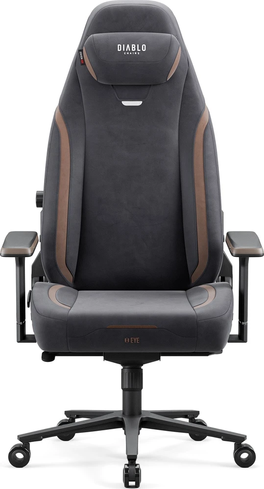 Diablo Chairs Diablo X-Eye 2.0 Normal Size Soft Juodas ergonominė kėdė