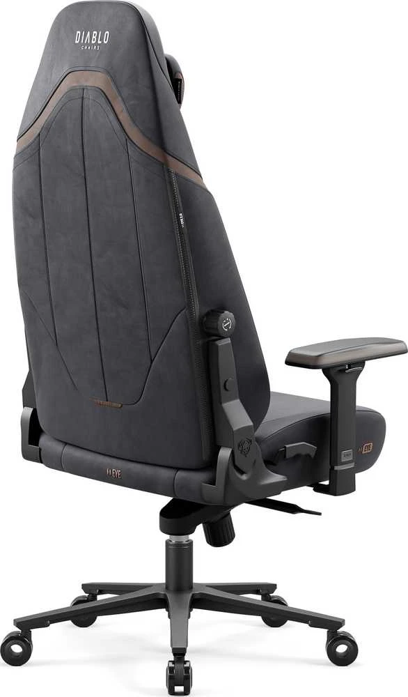 Diablo Chairs Diablo X-Eye 2.0 Normal Size Soft Juodas ergonominė kėdė