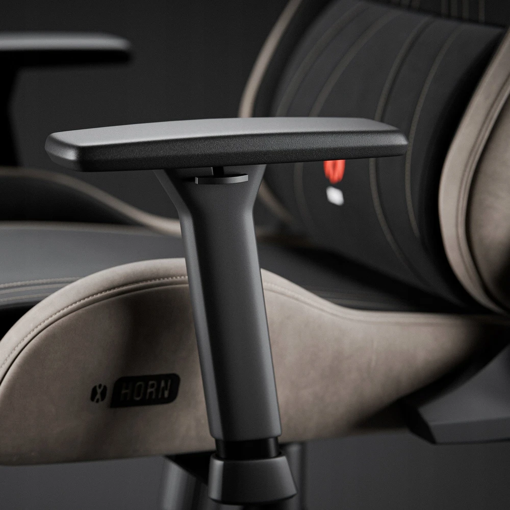 Diablo Chairs Diablo X-Horn 2.0 Normal Size Camel Juodas ergonominė kėdė