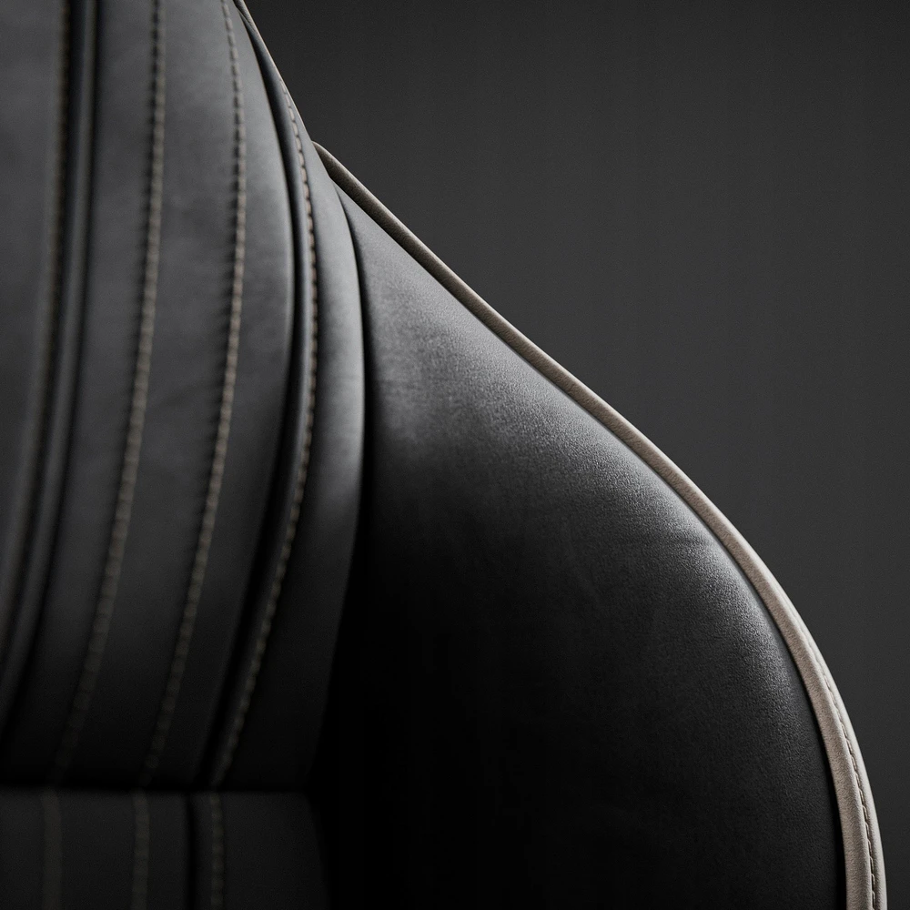 Diablo Chairs Diablo X-Horn 2.0 Normal Size Camel Juodas ergonominė kėdė