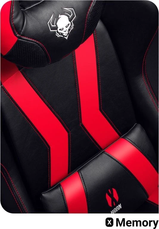 Bez Marki Diablo Chairs Diablo X-Horn 2.0 King Size Juodas-Raudona ergonominė kėdė