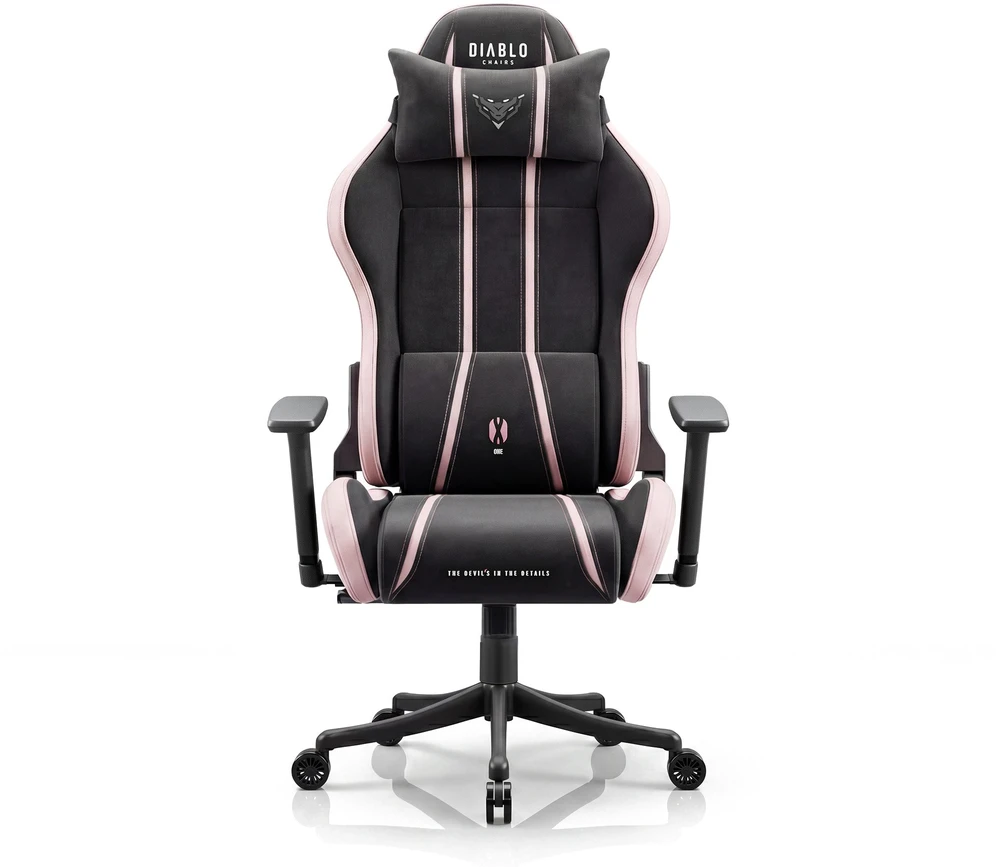Diablo Chairs Rožinė Diablo X-One 2.0 Small Size Akira Rožinė materiałowy juoda-rožinė