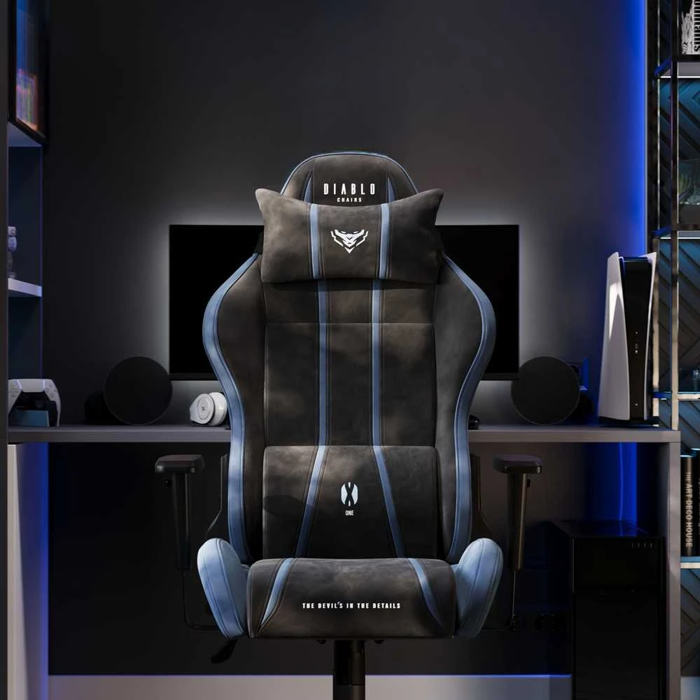 Diablo Chairs Mėlyna Diablo X-One 2.0 Normalaus Dydžio Naktinė Mėlyna