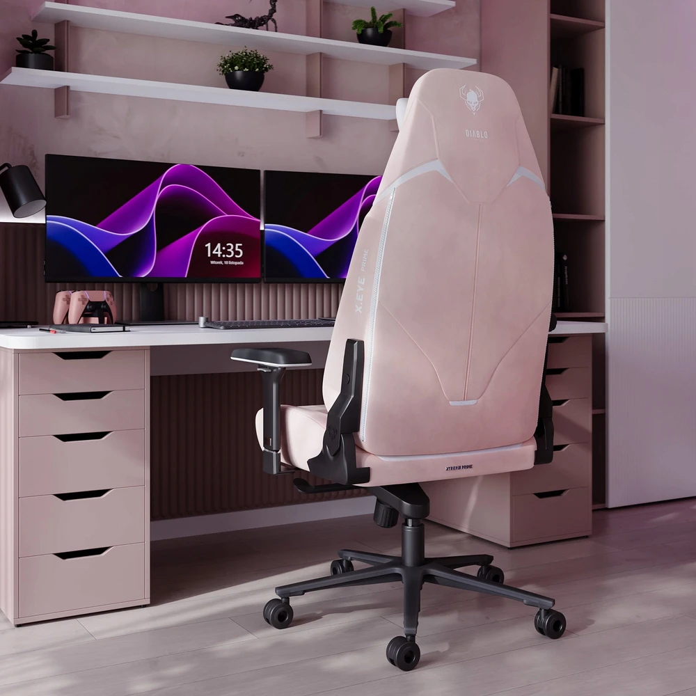Diablo Chairs Diablo X-Eye Prime - Akira Rožinė ergonominė kėdė