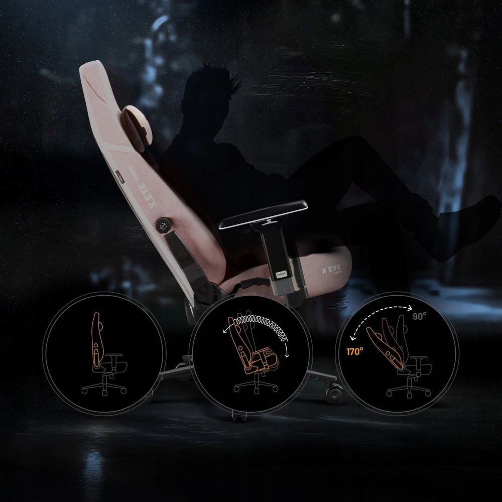 Diablo Chairs Diablo X-Eye Prime - Akira Rožinė ergonominė kėdė