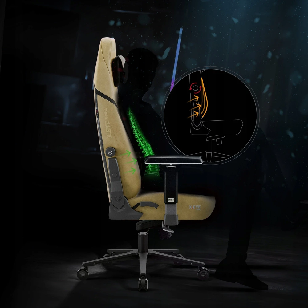 Diablo Chairs Diablo X-Eye Prime Normal Size - Broken Gold ergonominė kėdė