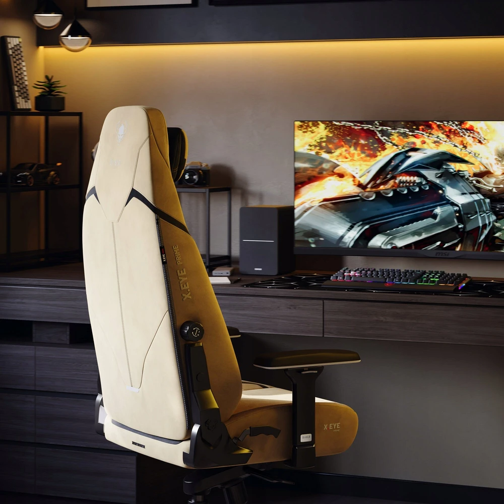 Diablo Chairs Diablo X-Eye Prime Normal Size - Broken Gold ergonominė kėdė