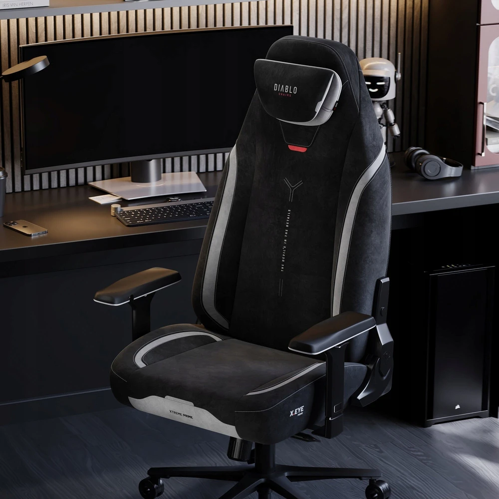 Diablo Chairs Diablo X-Eye Prime Normal Size - Burned Juodas ergonominė kėdė