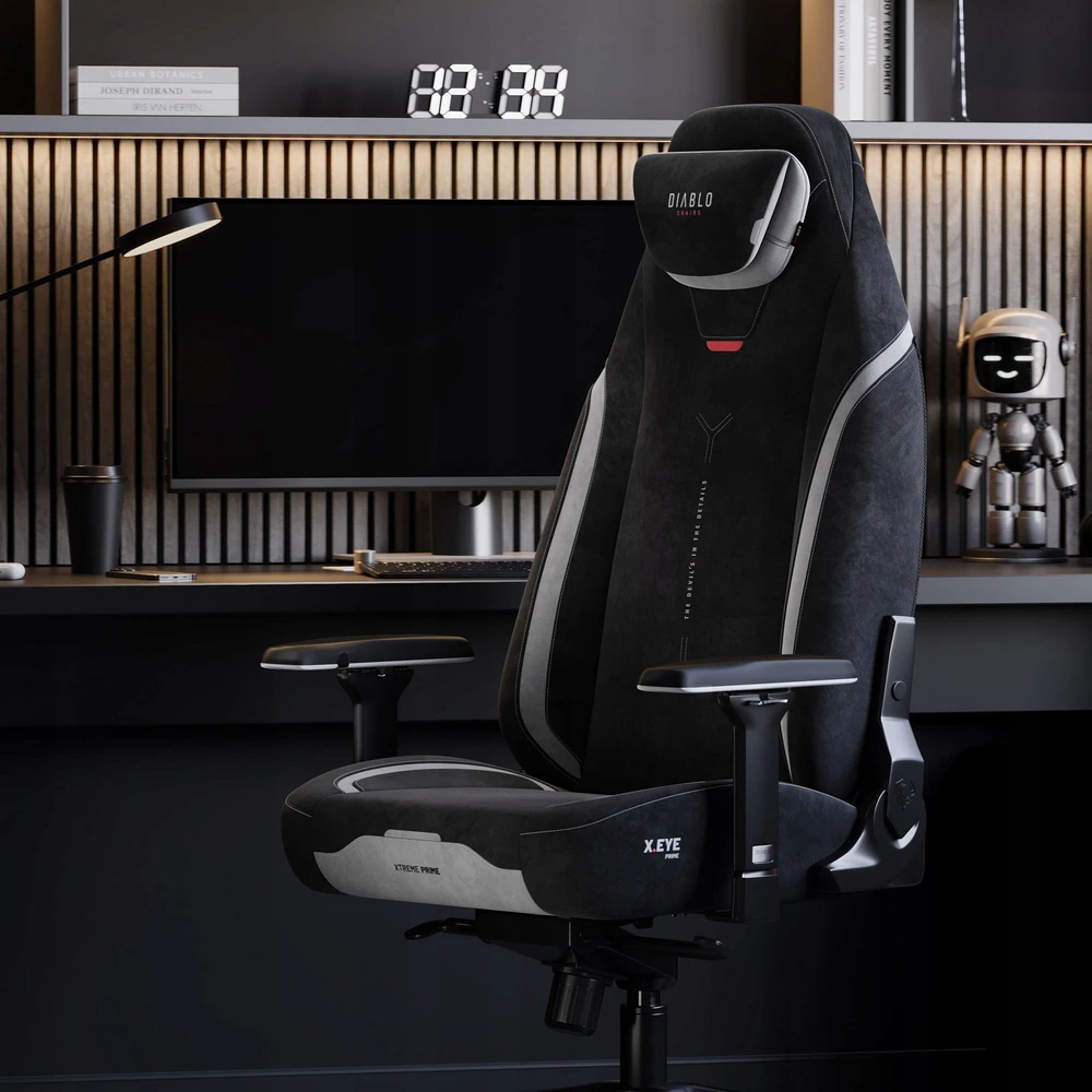 Diablo Chairs Diablo X-Eye Prime Normal Size - Burned Juodas ergonominė kėdė