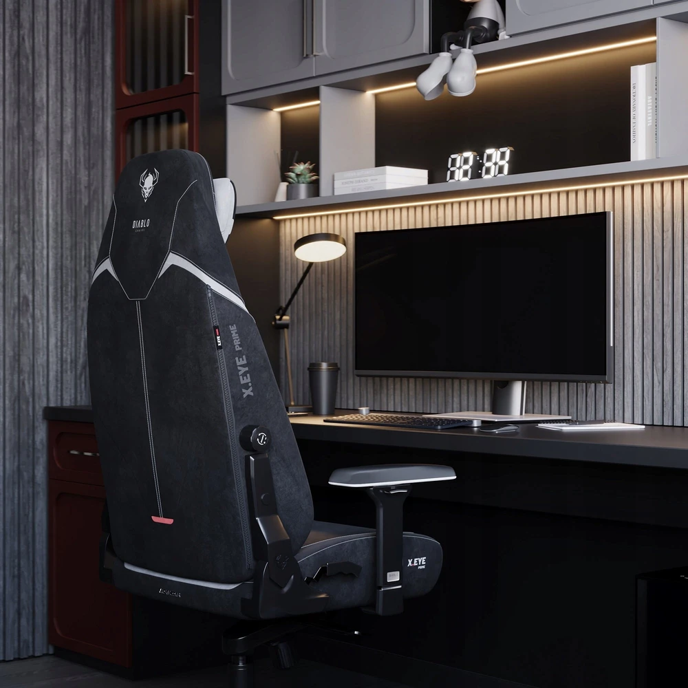 Diablo Chairs Diablo X-Eye Prime Normal Size - Burned Juodas ergonominė kėdė
