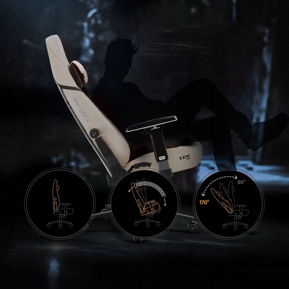 Diablo Chairs Diablo X-Eye Prime Normal Size - Desert Storm ergonominė kėdė
