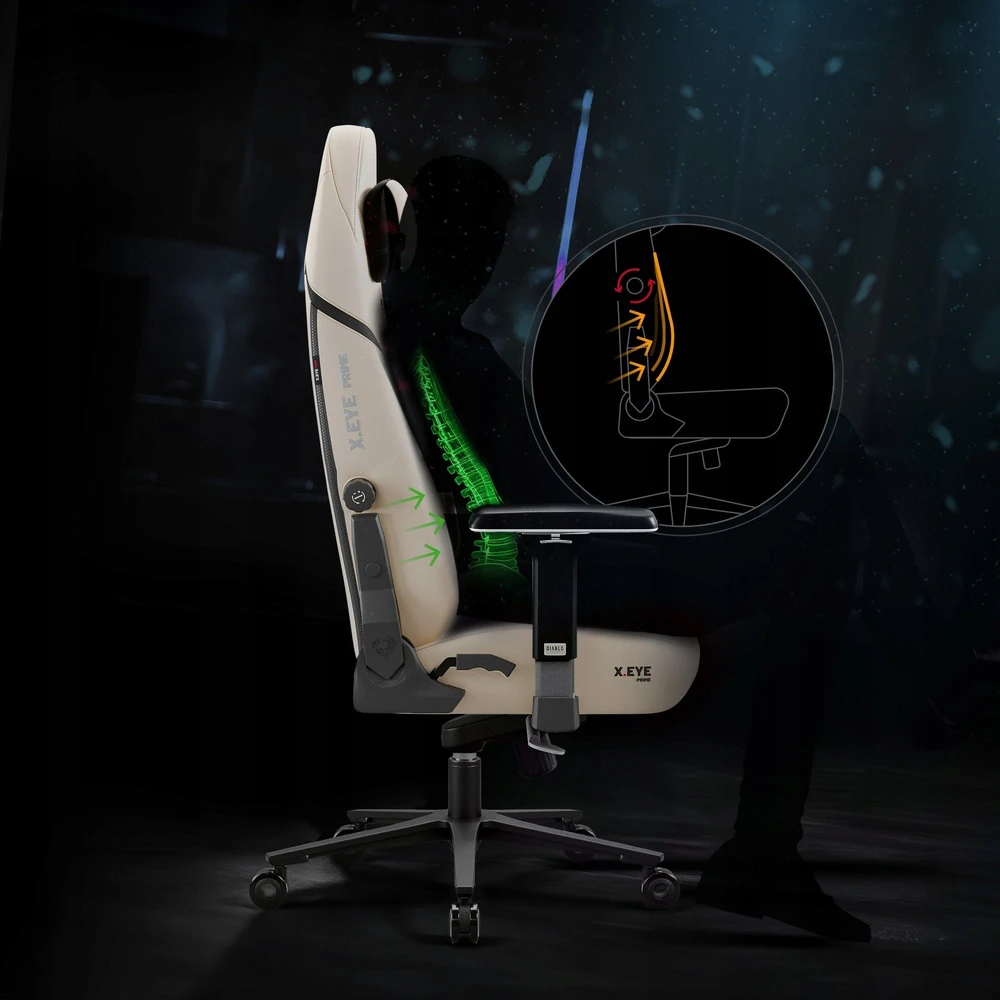 Diablo Chairs Diablo X-Eye Prime Normal Size - Desert Storm ergonominė kėdė