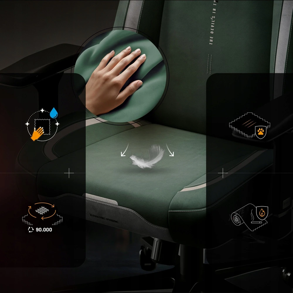 Diablo Chairs Diablo X-Eye Prime Normal Size - Forest Žalias ergonominė kėdė