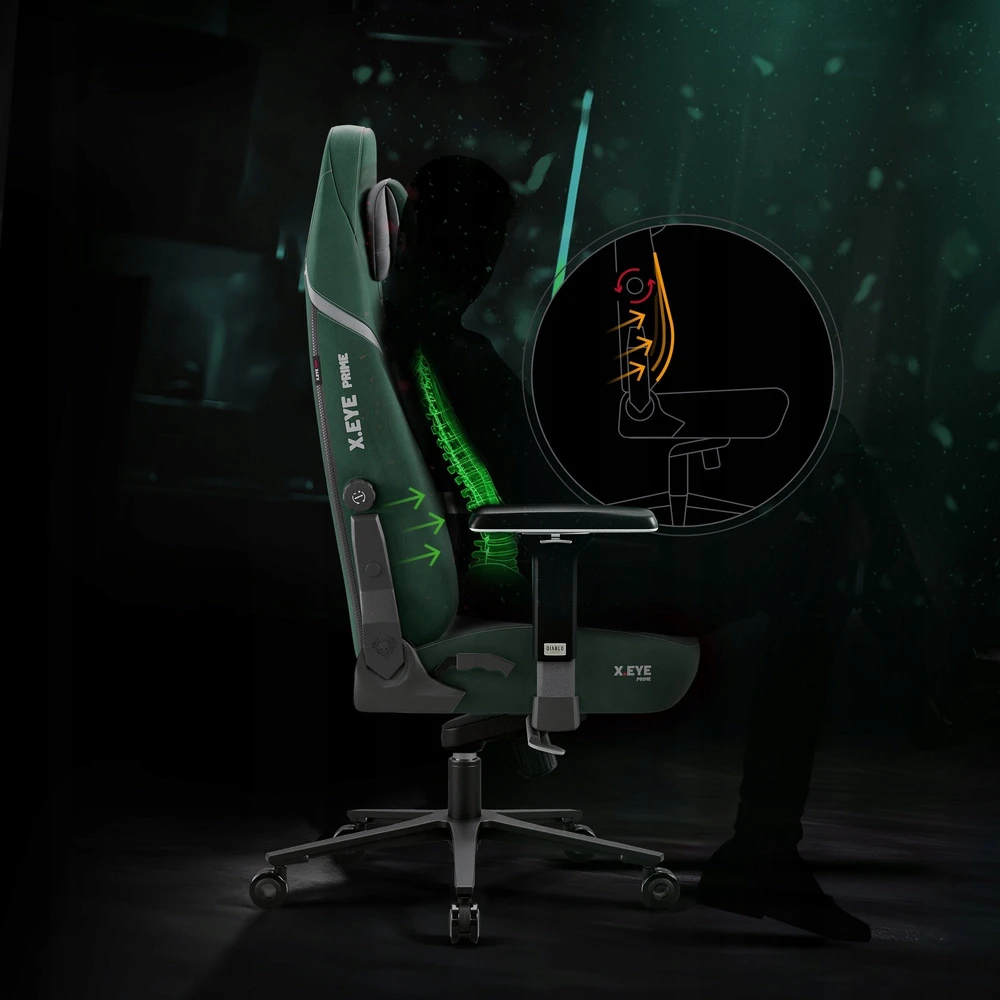 Diablo Chairs Diablo X-Eye Prime Normal Size - Forest Žalias ergonominė kėdė