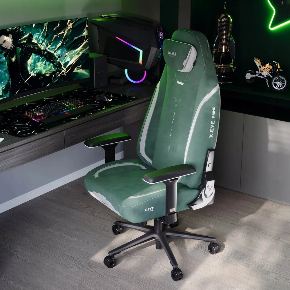 Diablo Chairs Diablo X-Eye Prime Normal Size - Forest Žalias ergonominė kėdė