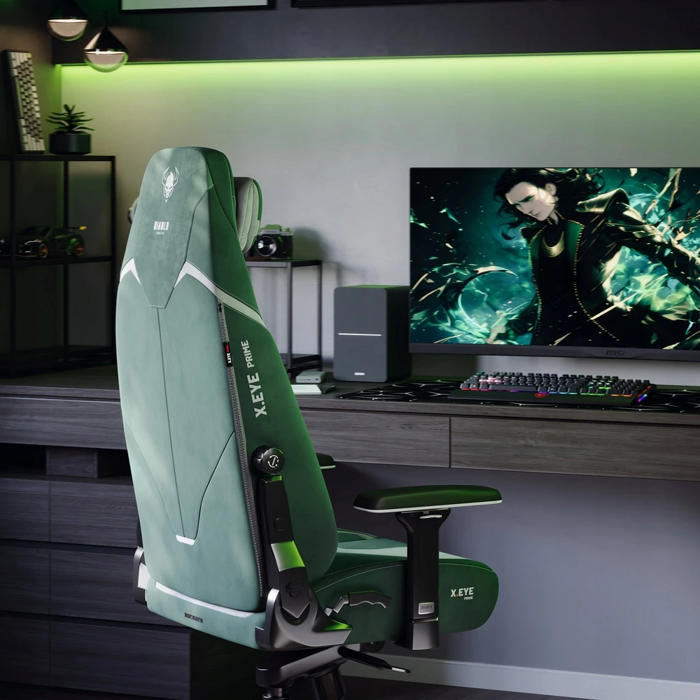 Diablo Chairs Diablo X-Eye Prime Normal Size - Forest Žalias ergonominė kėdė