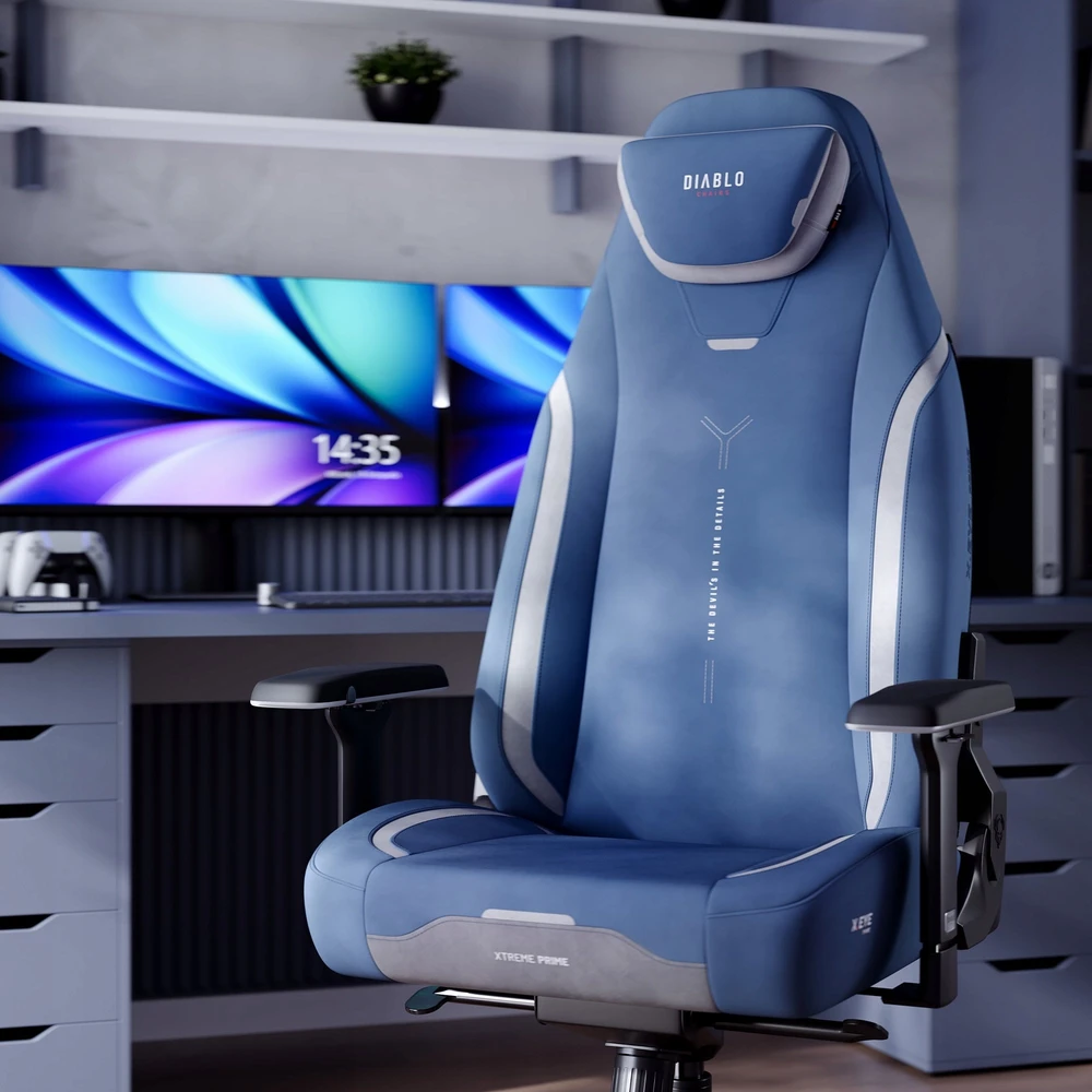 Diablo Chairs Diablo X-Eye Prime - Meta Ocean ergonominė kėdė