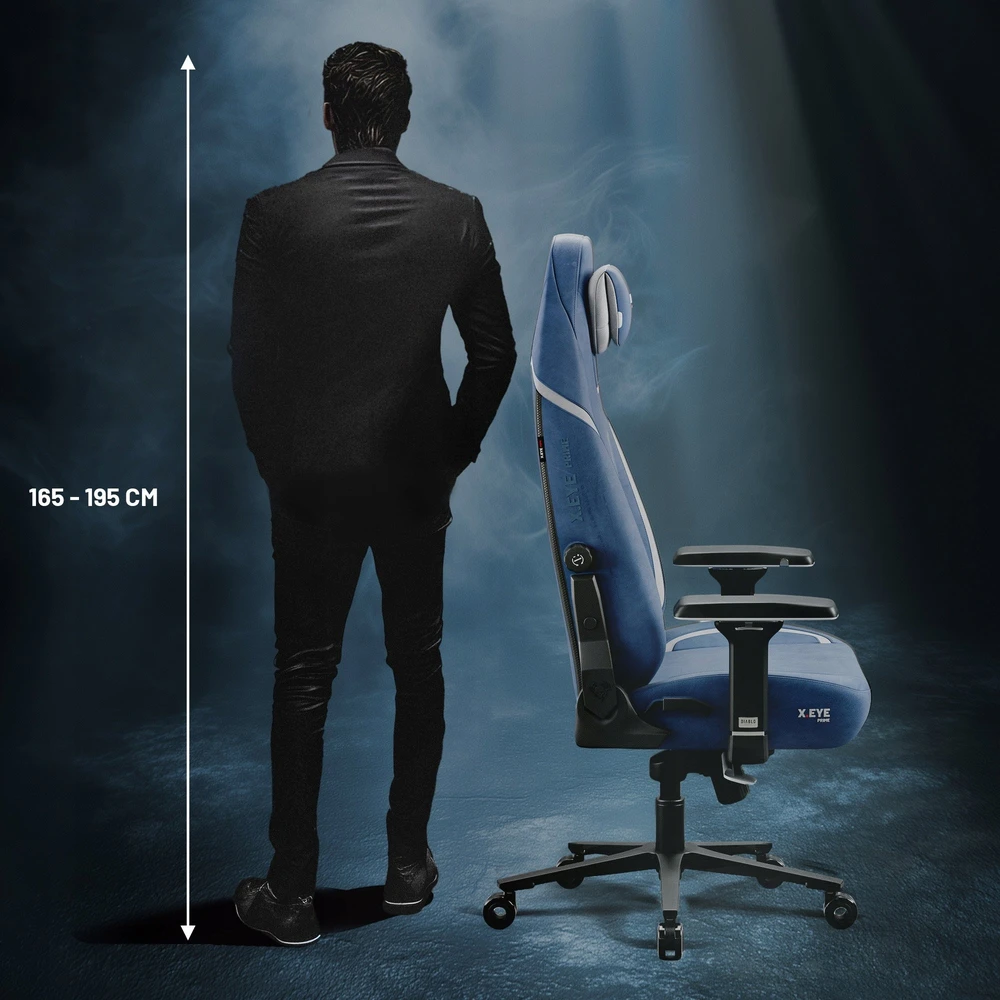 Diablo Chairs Diablo X-Eye Prime - Meta Ocean ergonominė kėdė