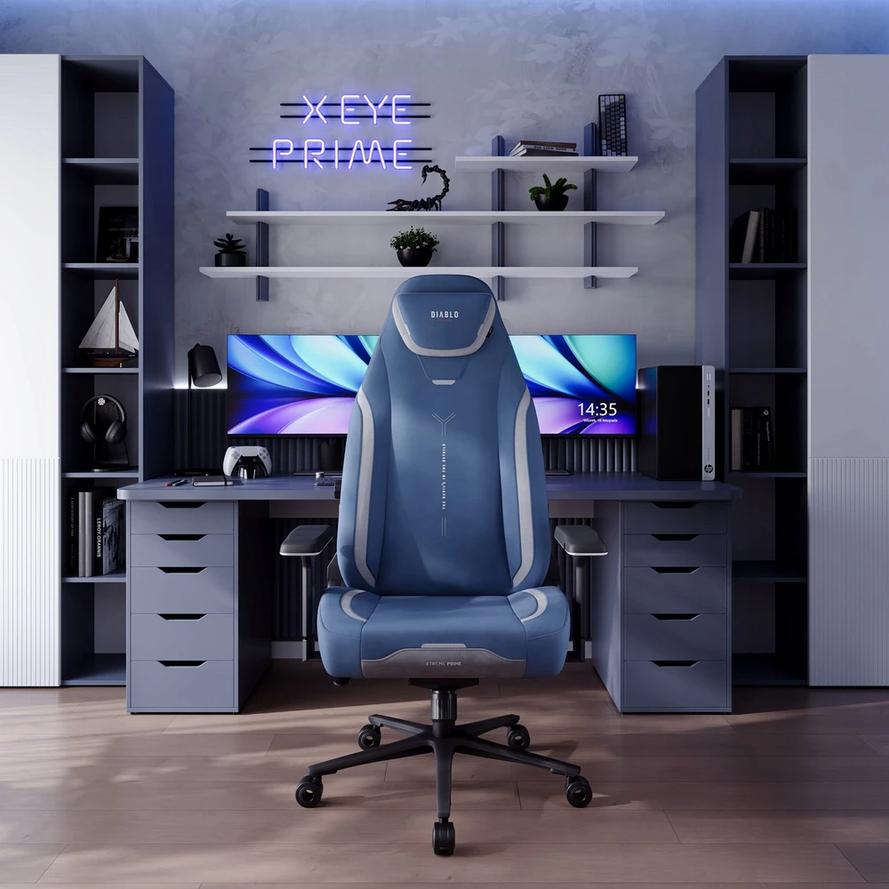 Diablo Chairs Diablo X-Eye Prime - Meta Ocean ergonominė kėdė