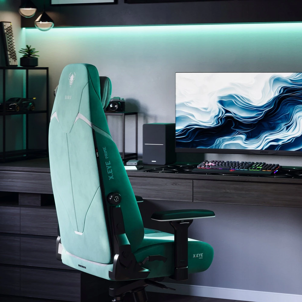 Diablo Chairs Diablo X-Eye Prime Normal Size - Mystic Mint ergonominė kėdė