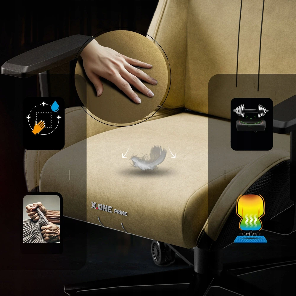 Diablo Chairs Diablo X-One Prime Normal Size - Broken Gold ergonominė kėdė