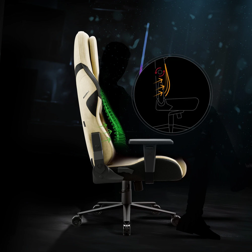 Diablo Chairs Diablo X-One Prime Normal Size - Broken Gold ergonominė kėdė