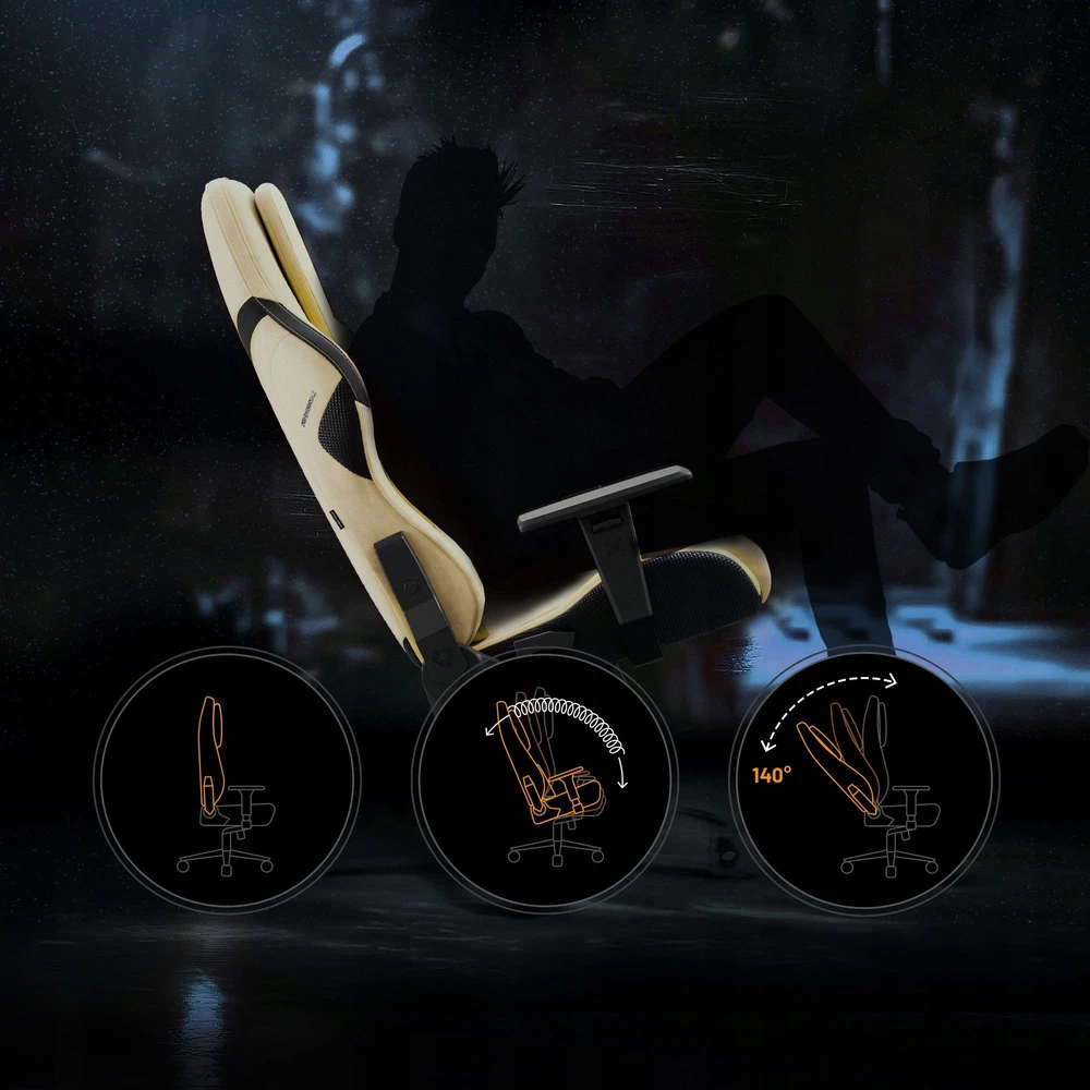 Diablo Chairs Diablo X-One Prime Normal Size - Broken Gold ergonominė kėdė
