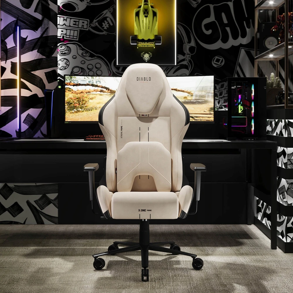 „Diablo Chairs“ fotelis X.One „Prime Desert Storm“ įprasto dydžio