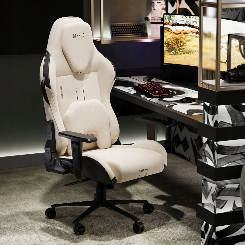„Diablo Chairs“ fotelis X.One „Prime Desert Storm“ įprasto dydžio